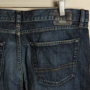 Hugo Boss Men's Straight Jeans - Deep Indigo